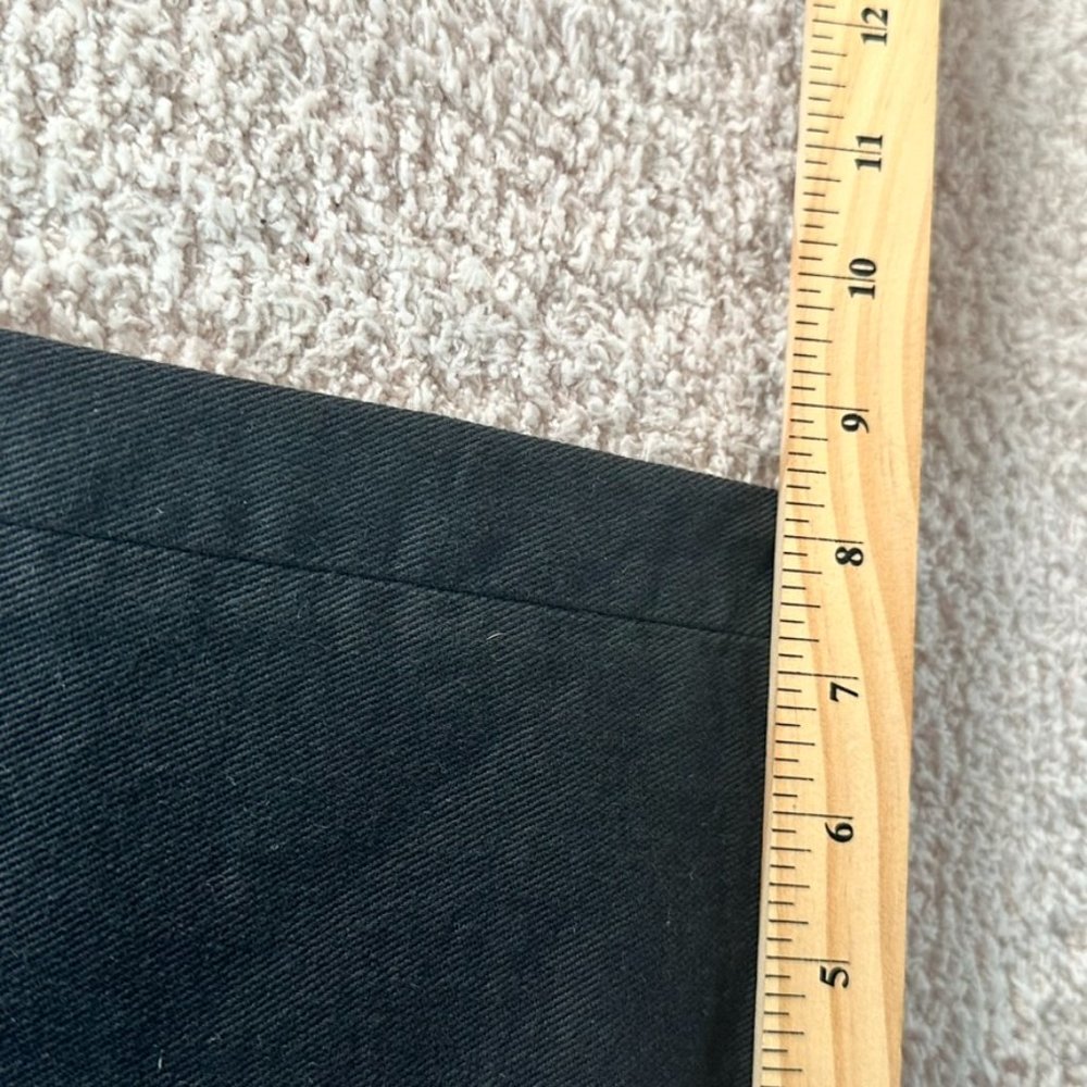 Gustin USA Military Chino Pants Twill Navy Blue Size 36x34 Button Fly Straight - Picture 9 of 12